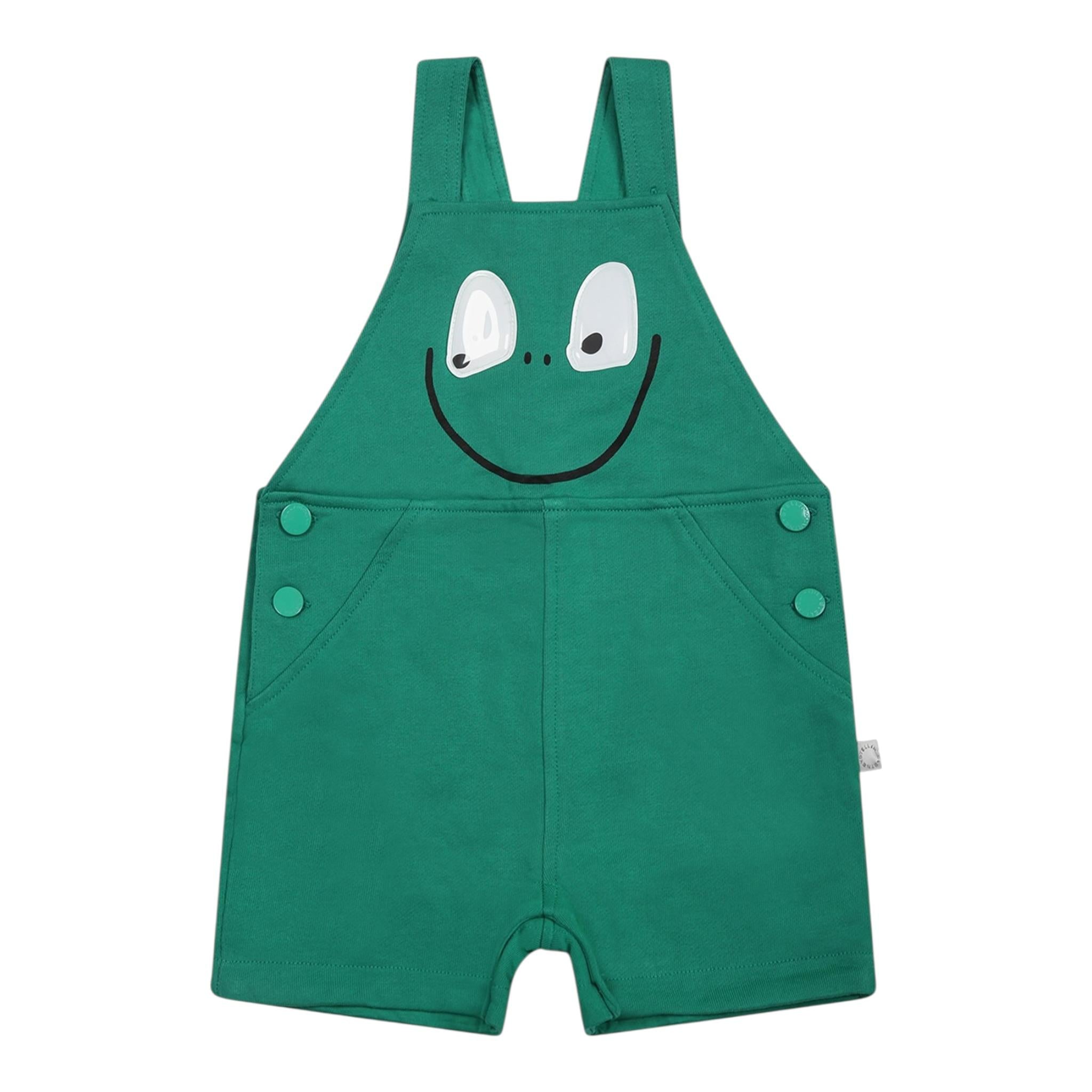 Stella Mccartney Salopette Tinta Unita per Neonato TWC522 VERDE STELLA McCARTNEY 