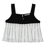 Patrizia Pepe Top Giromanica Tinta Unita per Bambina 7C0262 BIANCO PATRIZIA PEPE 