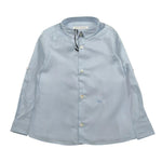 Daniele Alessandrini Camicia Manica Lunga Tinta Unita con Stampa per Neonato 1295C0674 AZZURRO DANIELE ALESSANDRINI 