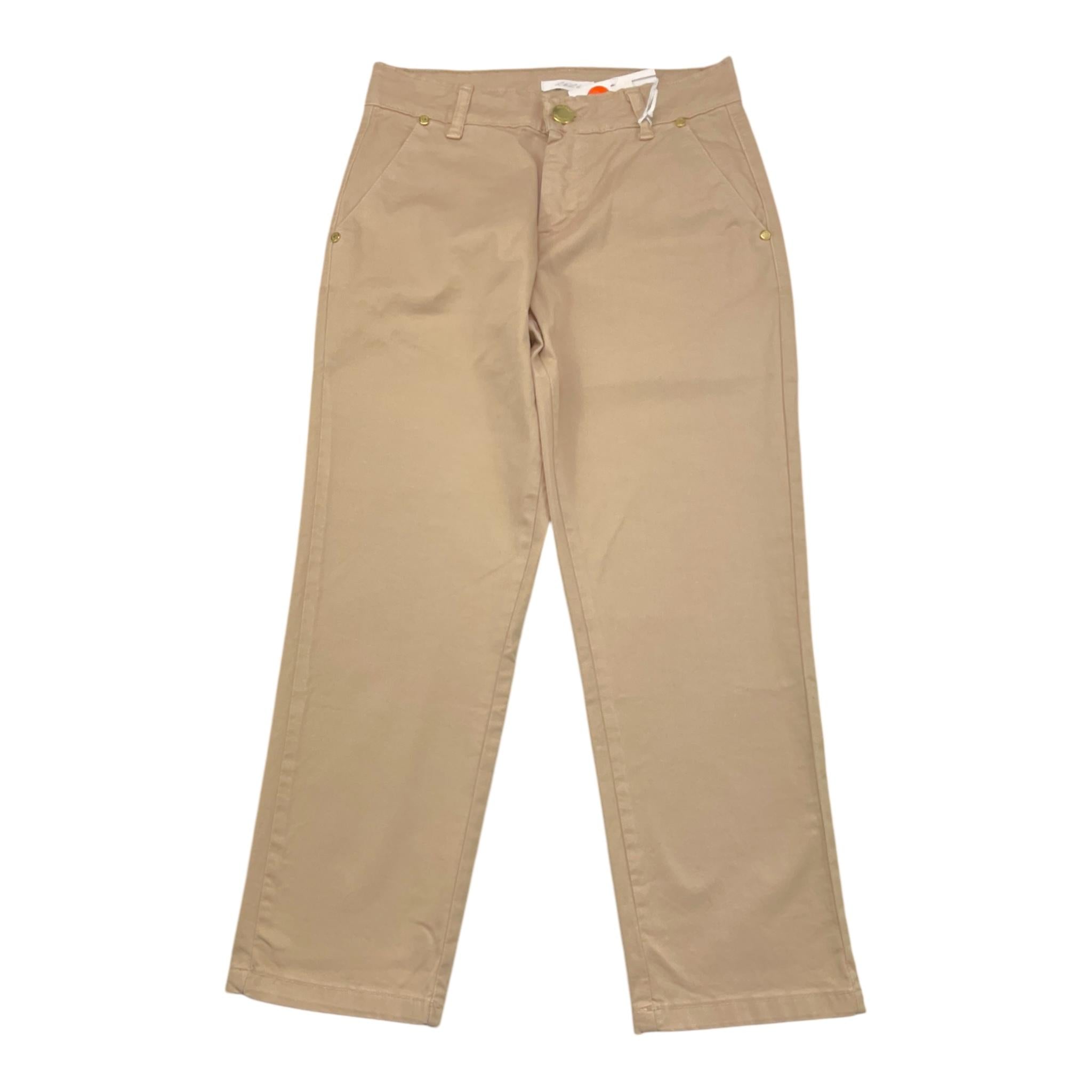 LU LU BY MISS GRANT pantalone tinta unita con tasche americane Beige per Bambina LL1870 BEIGE LU LU BY MISS GRANT 