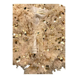 Dou Dou giubbino Tinta Unita con Paillettes per Bambina DQ2A44 ORO DOU DOU 