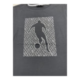 Bikkembergs T-Shirt Girocollo Tinta Unita con Stampa per Bambino BK3153 NERO BiKKEMBERGS 