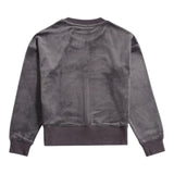 Juicy Couture Felpa Tinta Unita Girocollo con Brillantini per Bambina JBX6496 GRIGIO JUICY COUTURE 