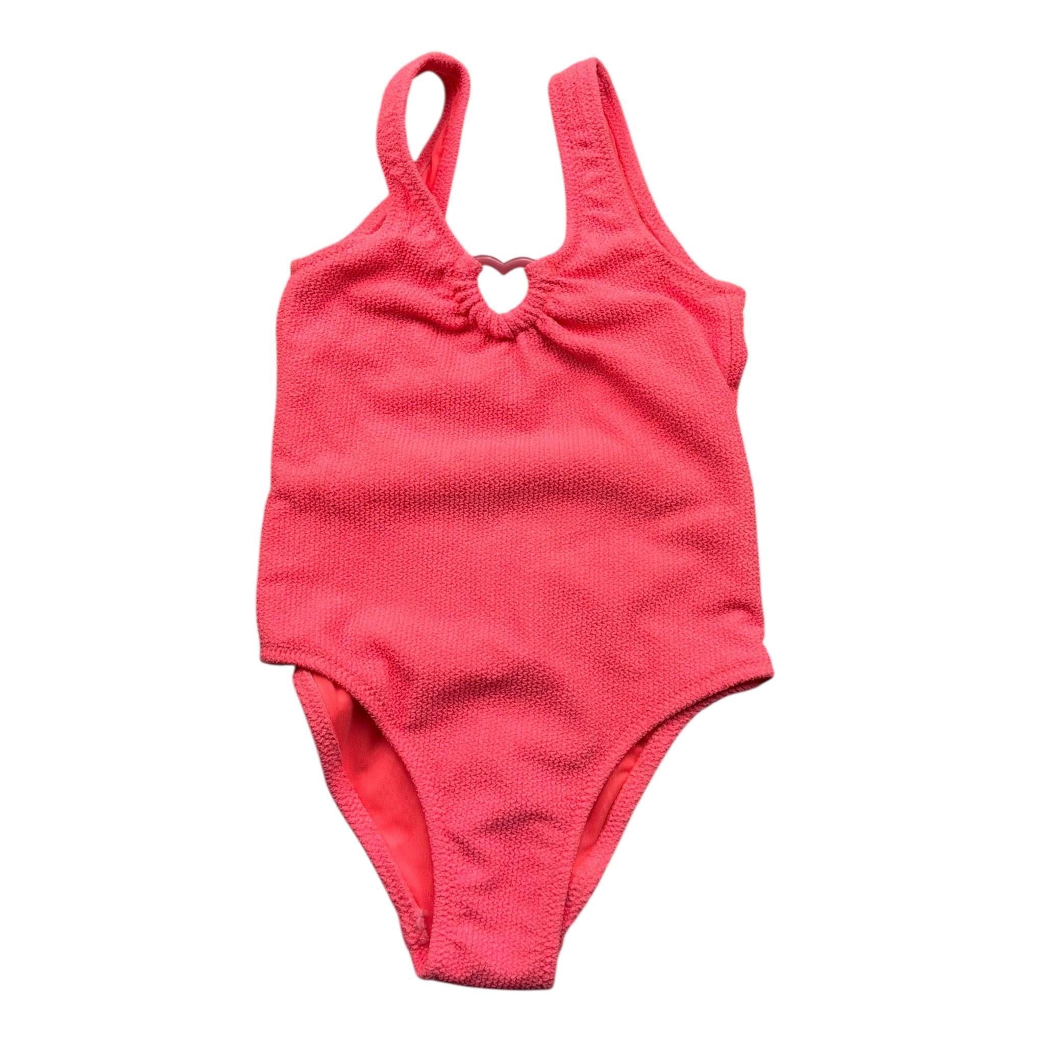 Mefui Costume Intero Tinta Unita per Bambina MJ250411CR ARANCIONE FLUO MEFUI 