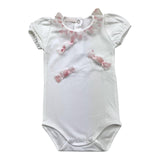 Ninnaoh Complete Body-Skirt Two-Tone White/Pink for Baby Girl