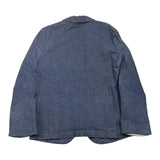 Dan John Blue Button Down Jacket For Boys