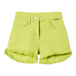 Twinset Short Tinta Unita con Girovita Regolabile per Bambina 251GJ2610 VERDE ACIDO TWINSET 