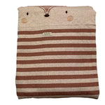 LALALU' coperta fantasia a righe Beige per Bambina COL4N BEIGE LALALU' 