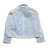Trussardi Camicia Tinta Unita con Brillantini per Bambina TGP26084CA BIANCO TRUSSARDI 