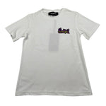 G2Firenze Tshirt Girocolo tinta unita con Stampa Bianco per Bambino SMOKE BIANCO G2FIRENZE 