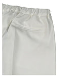 Daniele Alessandrini Pantalone Tinta Unita con Elastico In Vita per Bambino 1235P00065 BIANCO DANIELE ALESSANDRINI 