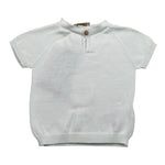 Wedoble T-Shirt Girocollo Tinta Unita per Neonato V2404301D BIANCO WEDOBLE 