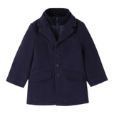 SARABANDA cappotto tinta unita con bottoni Blu per Bambino 07180 BLU SARABANDA 