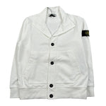 Stone Island Felpa con Bottoni Tinta Unita per Bambina K1S166100002 PANNA STONE ISLAND 