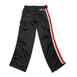 SHOPART pantalone tinta unita con profili in contrasto Nero per Bambina PAN0815 NERO SHOPART 