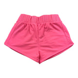 Billieblush Neon Pink Sequined Solid Color Tracksuit Shorts For Girls