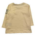 TRUSSARDI shirt girocollo tinta unita con stampa Panna per Neonato TIA25147TS PANNA TRUSSARDI 