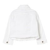 Twinset Giubbino In Denim Tinta Unita per Bambina 251GJ2612 BIANCO TWINSET 
