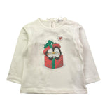 Y-CLU shirt girocollo tinta unita con brillantini Bianco per Neonata YN20705 BIANCO Y-CLU 