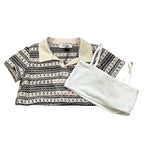 Dixie Set Polo-Top Biclore per Bambina ME04231G74 BIANCO/NERO DIXIE 