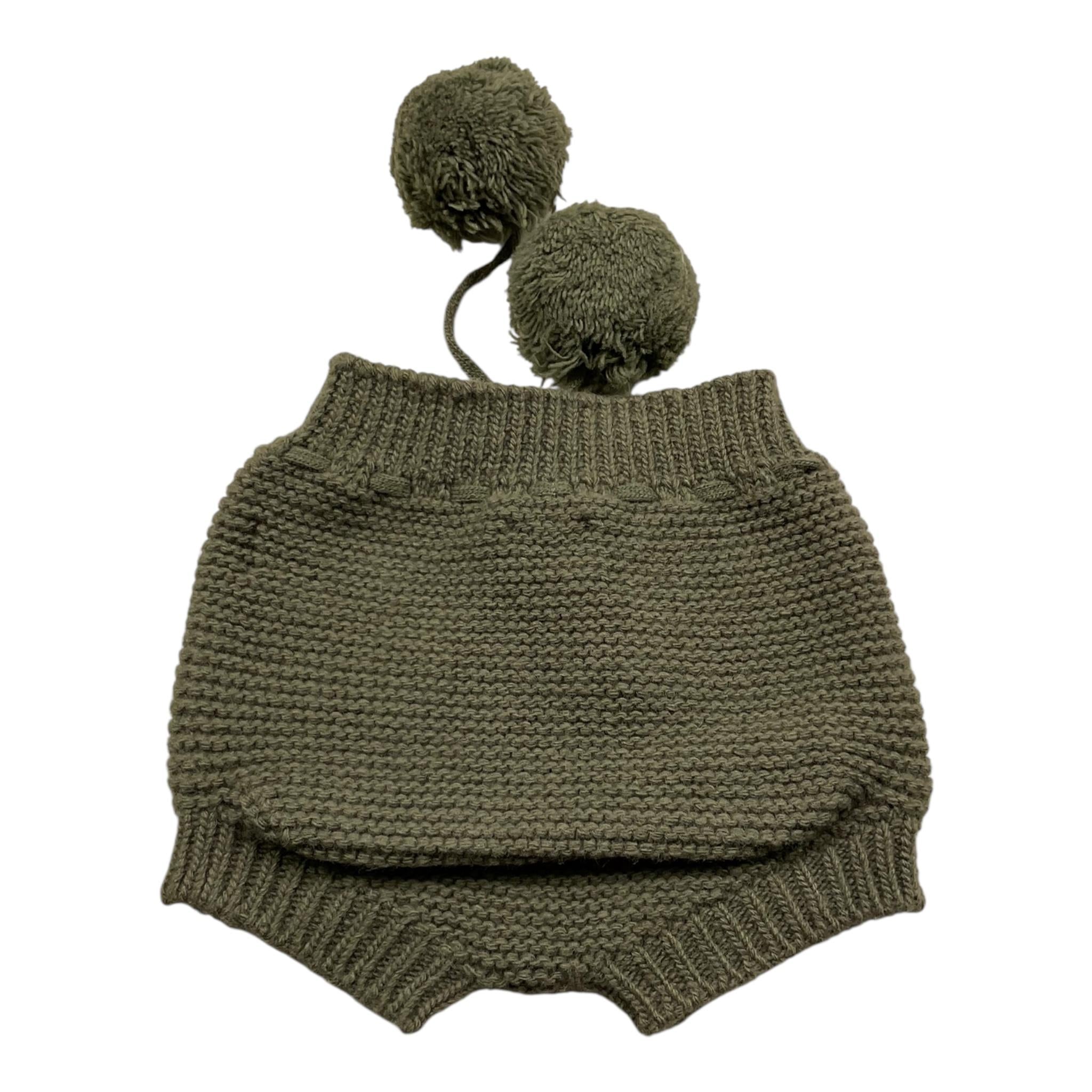 WEDOBLE culotte tinta unita con pon pon Verde per Neonato I2409331 VERDE WEDOBLE 