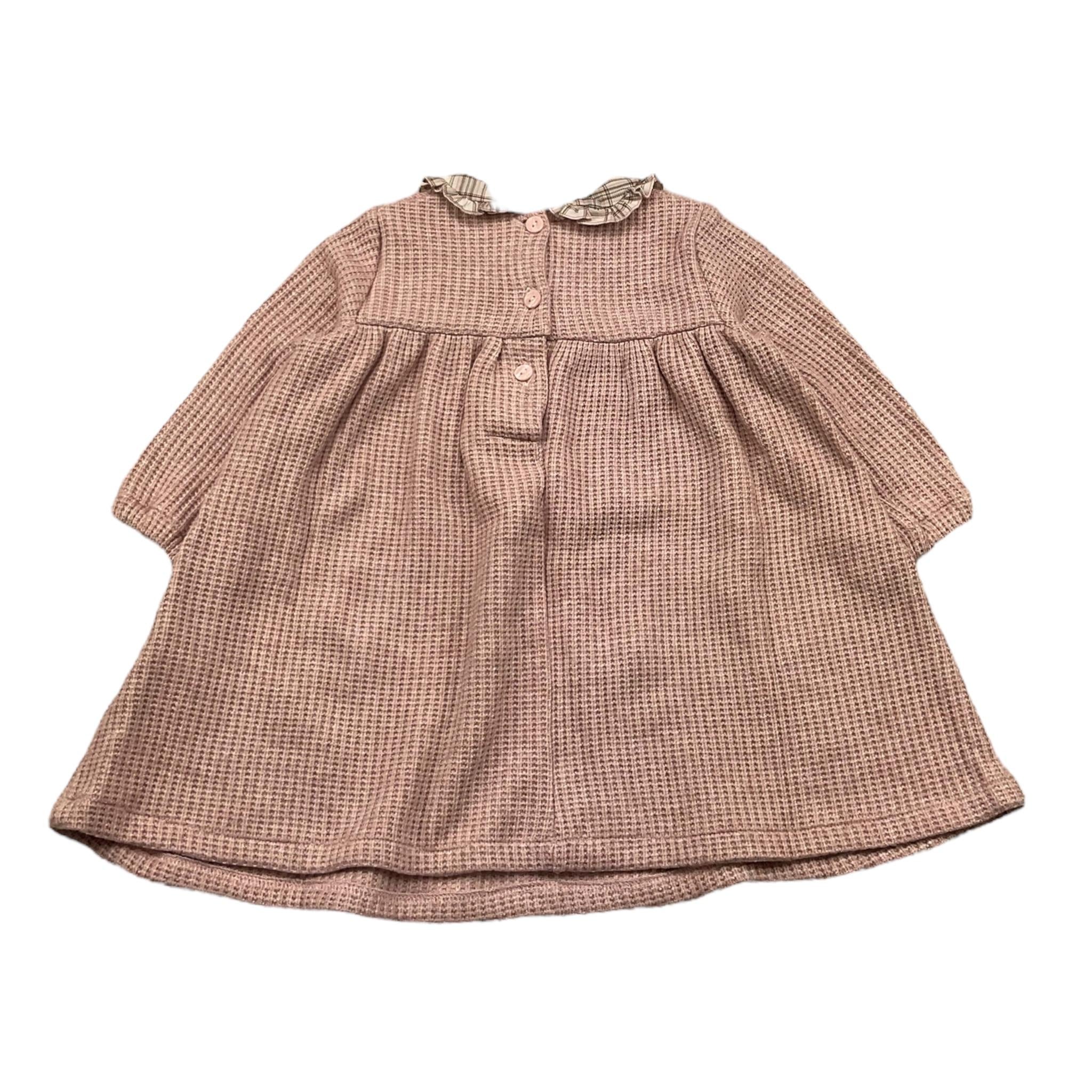 LALALU' abito manica lunga tinta unita Rosa per Neonata VML6N ROSA LALALU' 