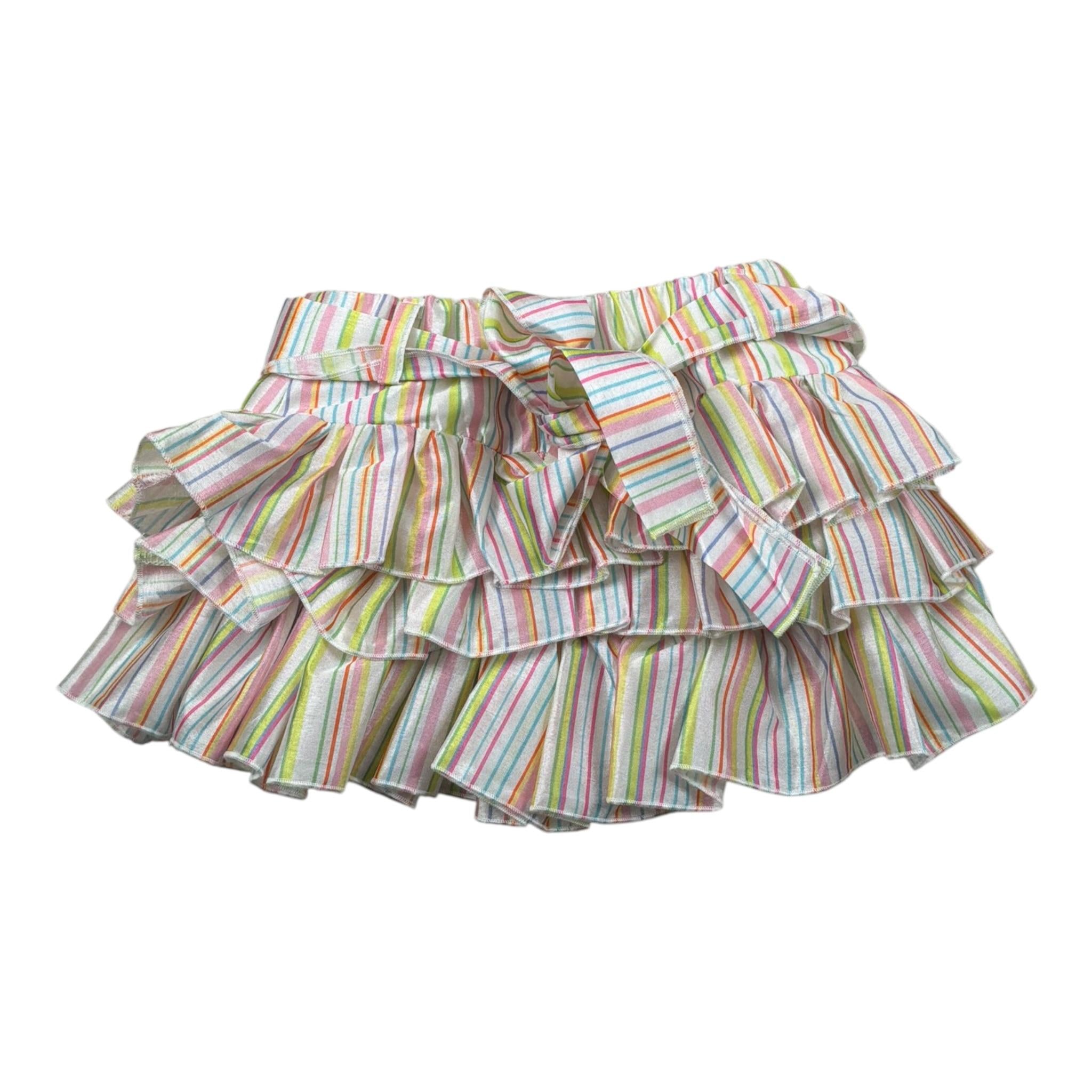 Miss Grant Gonna Fantasia A Righe con Elastico In Vita per Bambina MG1351XJ MULTICOLOR MISS GRANT 