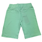 Hinnominate Solid Color Cycling Leggings With Aqua Logo Print For Girls