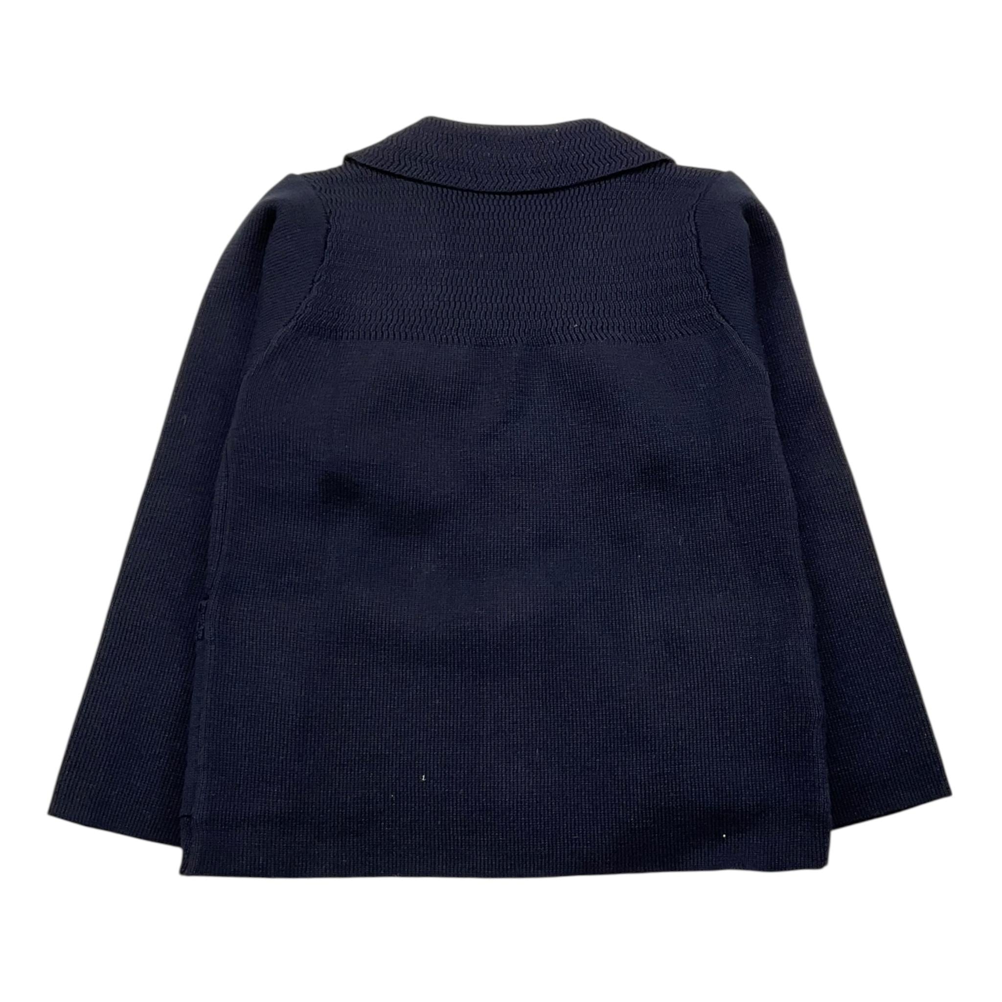 ABEL & LULA giacca tinta unita in maglia Blu per Bambina 5360 BLU ABEL & LULA 