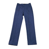 Daniele Alessandrini Blue Adjustable Waist Plain Trousers for Boys