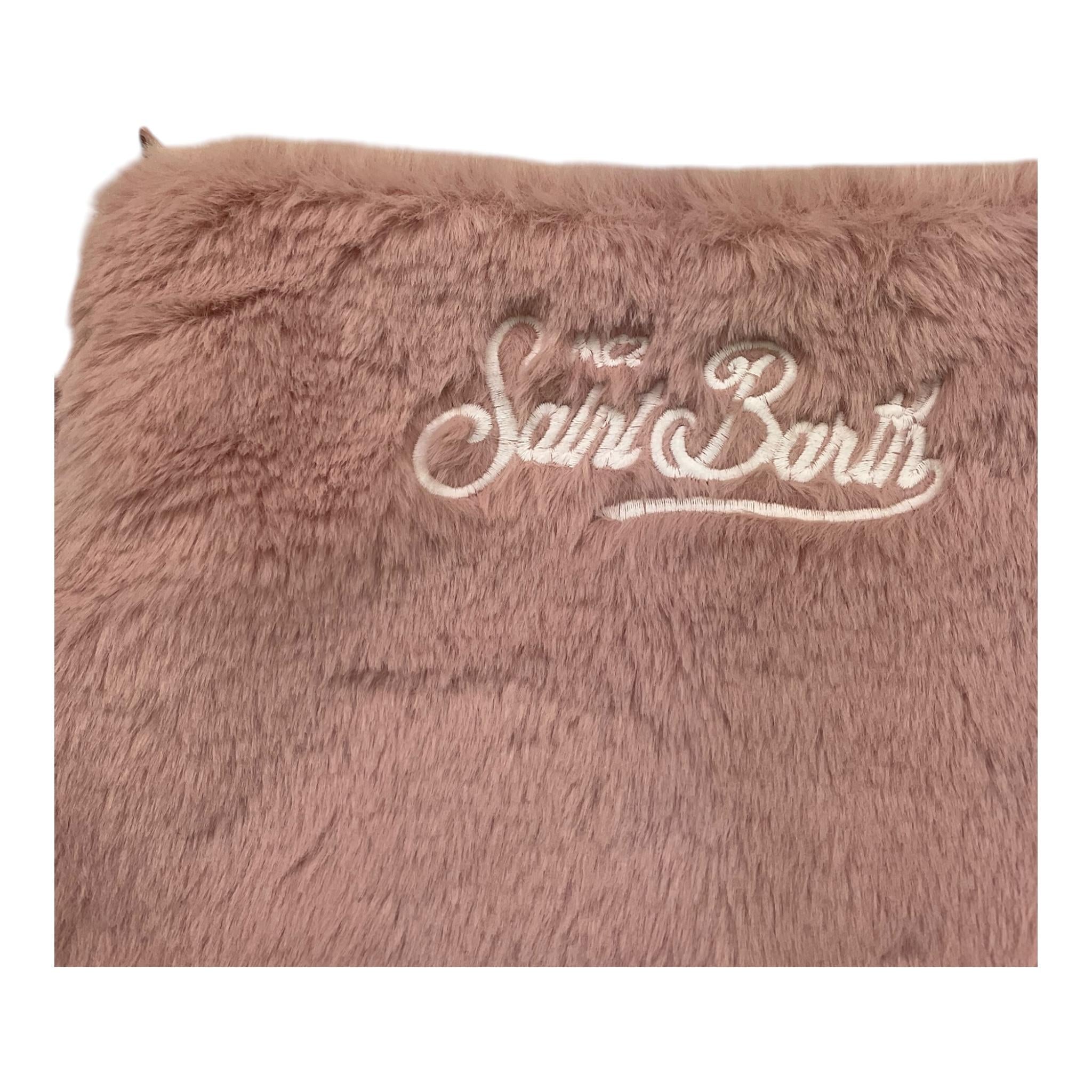 SAINT BARTH borsello tinta unita peluche Rosa per Bambina PAREASY ROSA SAINT BARTH 