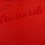TRUSSARDI t-shirt girocollo tinta unita con stampa Rosso per Neonata TIA25005TS ROSSO TRUSSARDI 