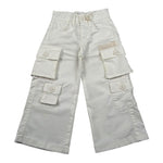 Dusty Color Pantalone Tinta Unita Modello Palazzo per Neonata DJWS5020PAN PANNA DUSTY COLOR 
