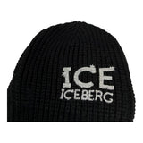 Iceberg Cappello Tinta Unita con Logo per Bambina CAPICE100JF NERO ICEBERG 