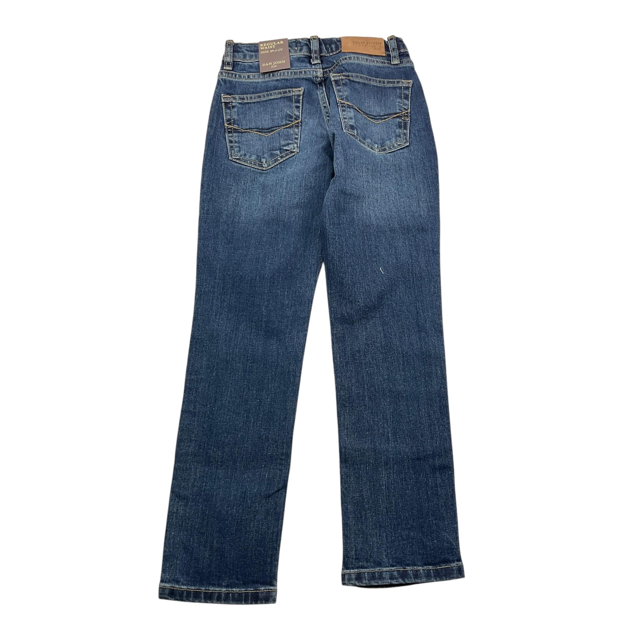 DAN JOHN jeans tinta unita con girovita regolabile Blu per Bambino PTD5309JX BLU DAN JOHN 