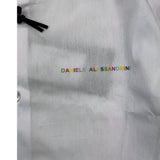 Daniele Alessandrini Long Sleeve Shirt Solid Color with Print White for Children