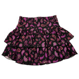 LIU JO gonna tinta unita stampa fantasia Nero per Bambina GF3221 NERO LIU JO 