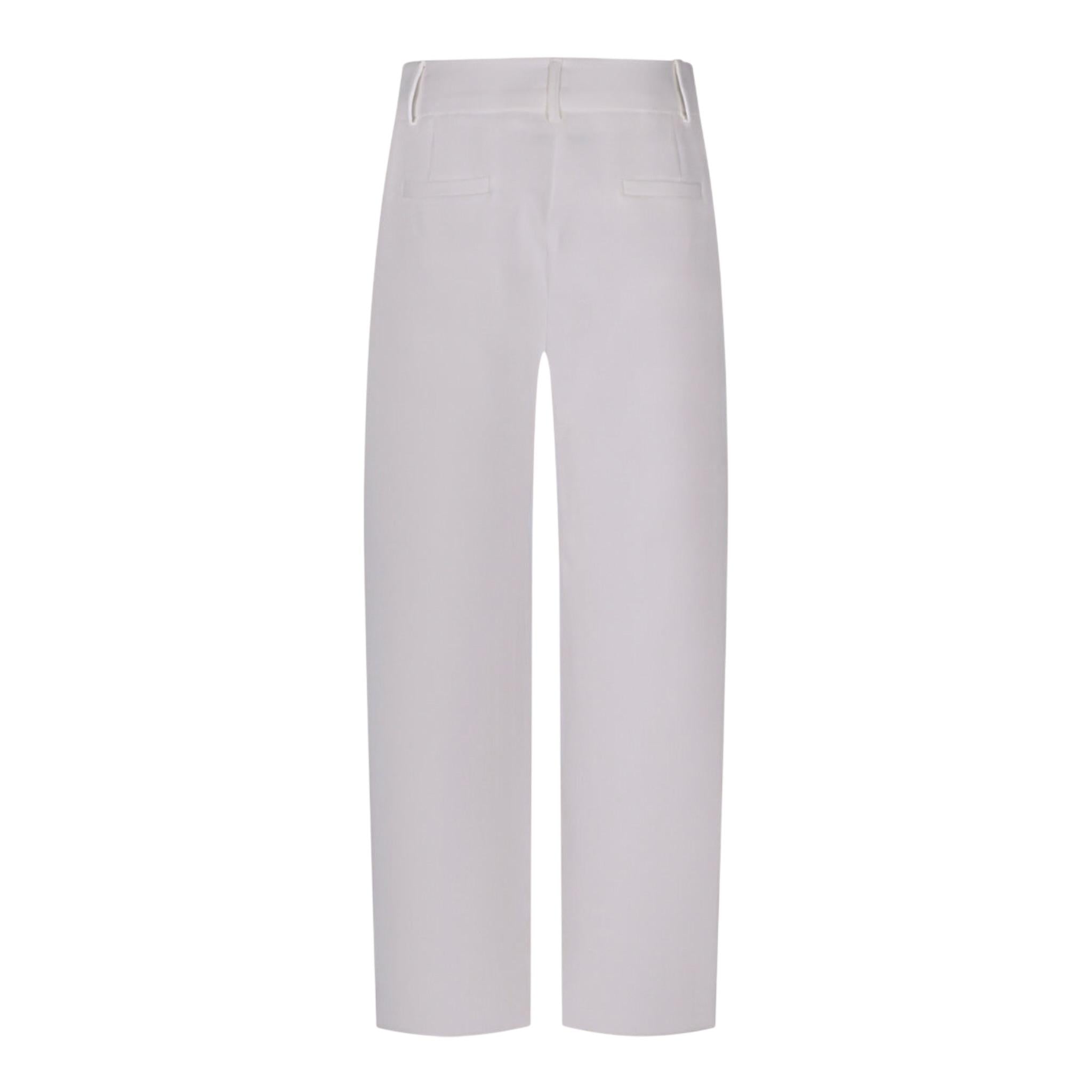 Fun & Fun Pantalone Tinta Unita con Girovita Regolabile per Bambina FNCJPT16429 PANNA FUN & FUN 