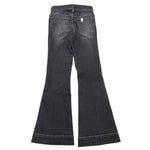 LIU JO jeans tinta unita modello zampa Nero per Bambina GF4115 NERO LIU JO 