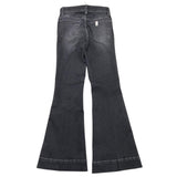 LIU JO jeans tinta unita modello zampa Nero per Bambina GF4115 NERO LIU JO 