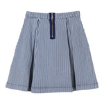 Max&Co. Gonna Bicolore con Fantasia A Righe per Bambina MX0114 BIANCO/AZZURRO MAX&Co. 