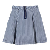 Max&Co. Gonna Bicolore con Fantasia A Righe per Bambina MX0114 BIANCO/AZZURRO MAX&Co. 