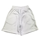 Hinnominate Solid Color Elastic Waist Bermuda Shorts White For Girls