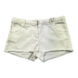 The Owl Short Solid Color With Adjustable Waist Cream For Girls