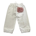 M+E' pantalone tinta unita con elastico in vita Bianco per Neonata UE1088N BIANCO M+E' 