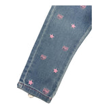 Chiara Ferragni Jeans Solid Color With Adjustable Waist Light Blue For Baby Girl