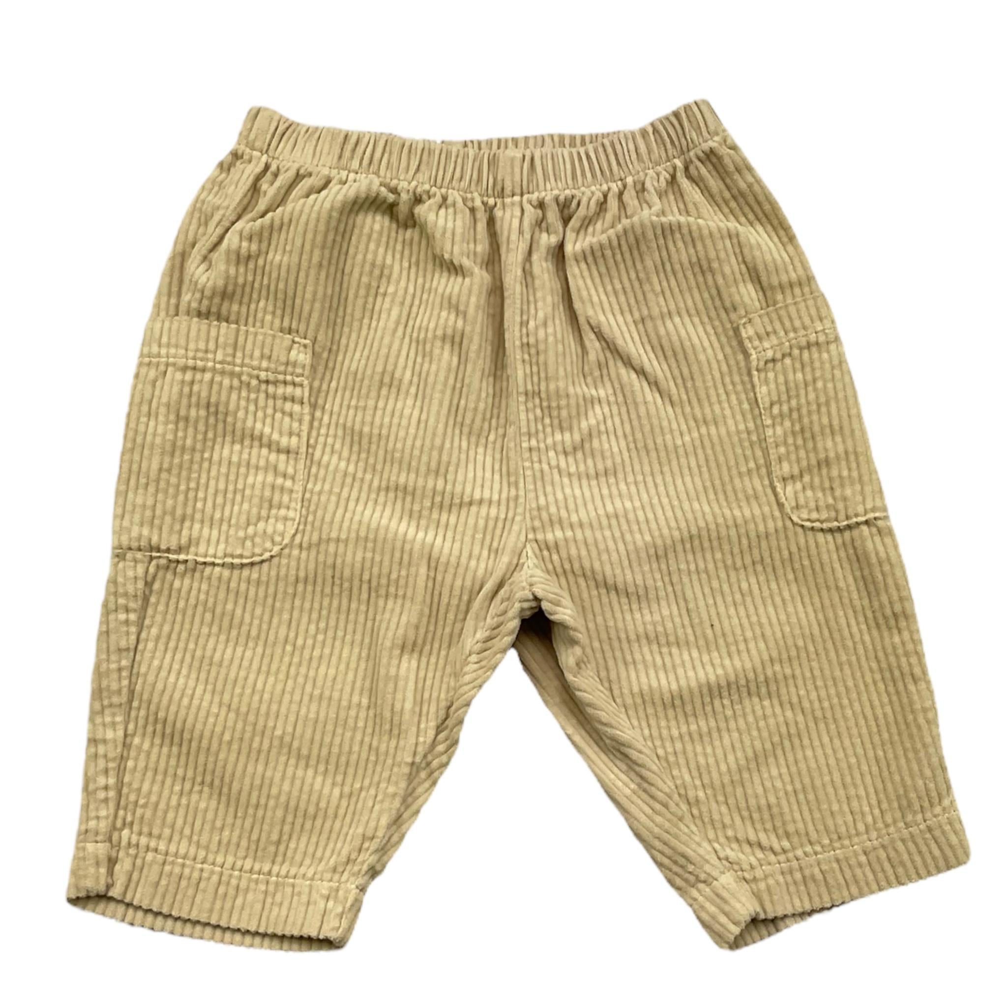 TEDDY E MINOU pantalone tinta unita con elastico in vita Beige per Neonato I24PT010V60020 BEIGE TEDDY E MINOU 