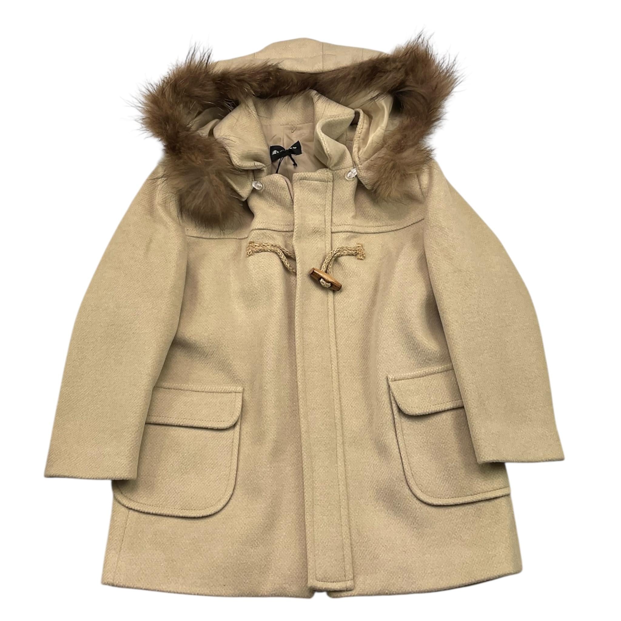 NEVER TOO cappotto tinta unita con cappuccio Beige per Bambino NT2180B BEIGE NEVER TOO 