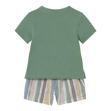 Mayoral Completo 2 Pezzi T-Shirt-Bermuda per Neonato 1217 VERDE MAYORAL 
