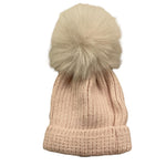 MAC ILUSIO'N cappello tinta unita con pon pon Rosa per Neonata GB47X ROSA MAC ILUSIO'N 